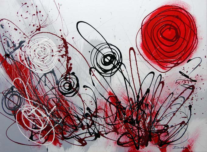 acrylic painting modern canvas