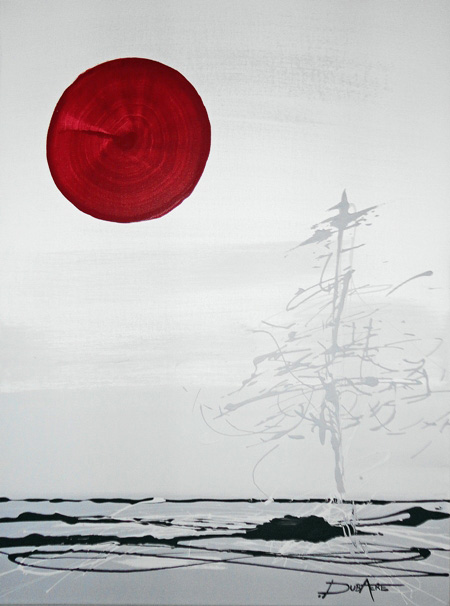 acrylique  toile moderne contemporain