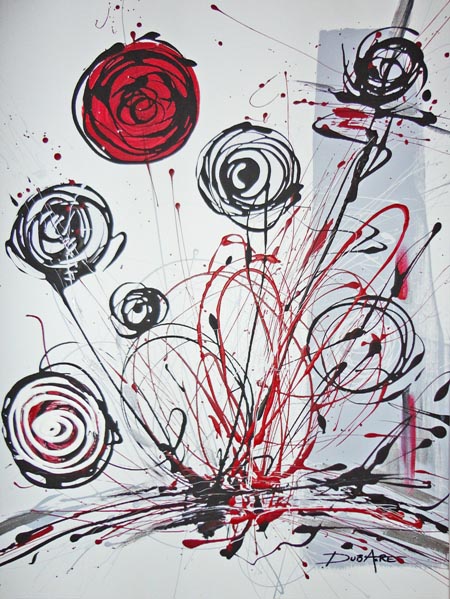 acrylique  toile moderne contemporain