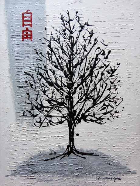 acrylique  toile moderne contemporain