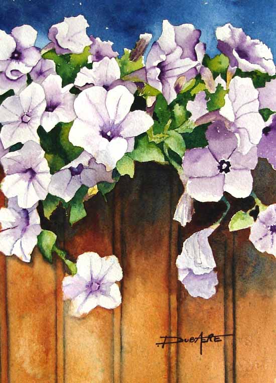 peinture aquarelle fleurs