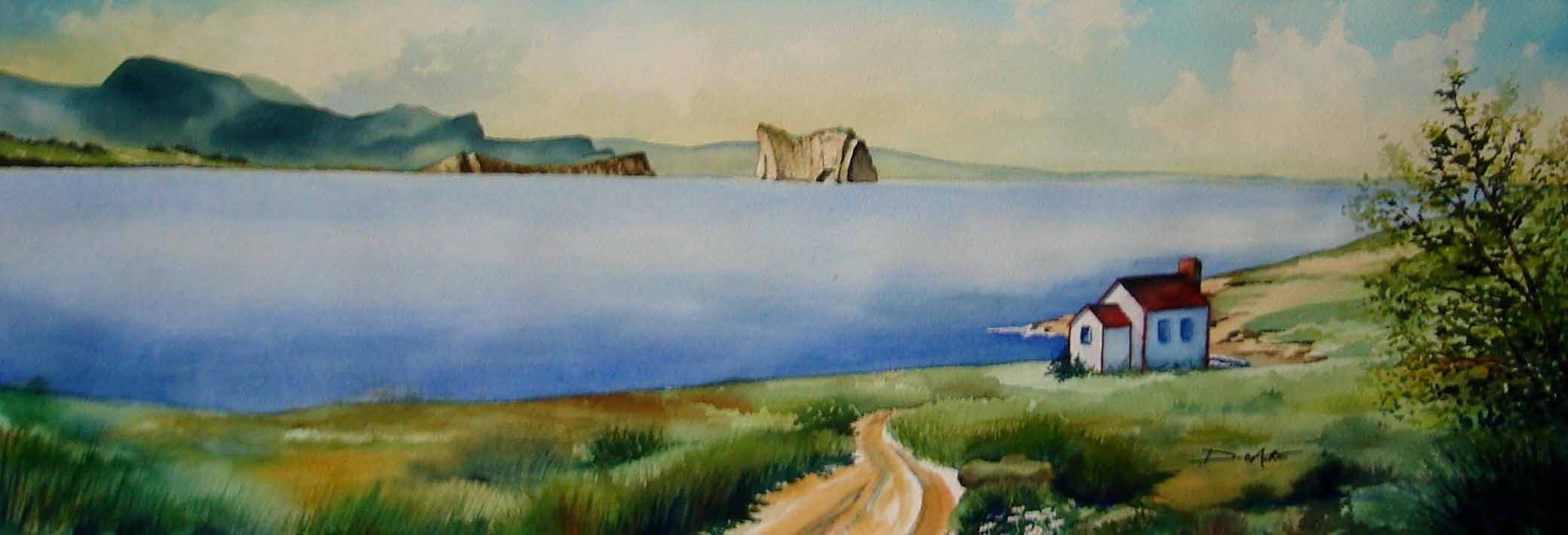 peinture aquarelle mer